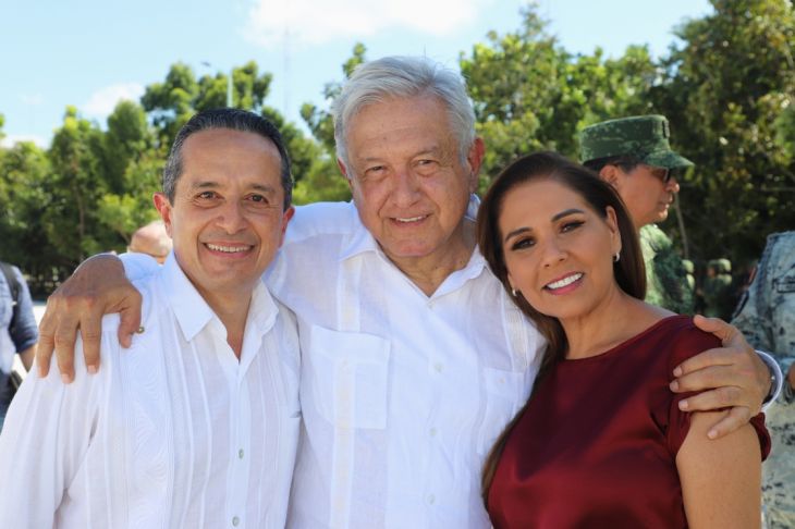 AMLO se reúne con gabinete del Tren Maya en Tulum