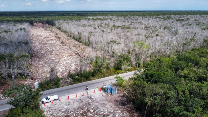 Tren Maya va, pese a ''lluvia de amparos'': AMLO