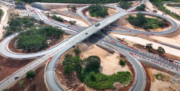 Registra el Tren Maya avance superior a 80 por ciento en entronque Valladolid