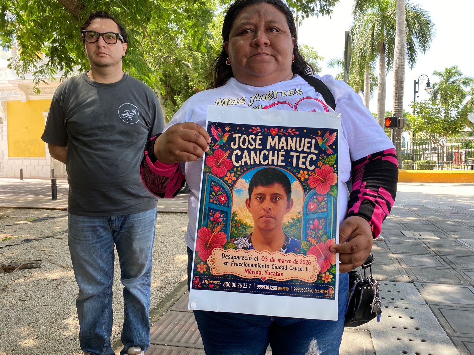 Con manifestación, exigen búsquedas inmediatas para desaparecidos en Yucatán