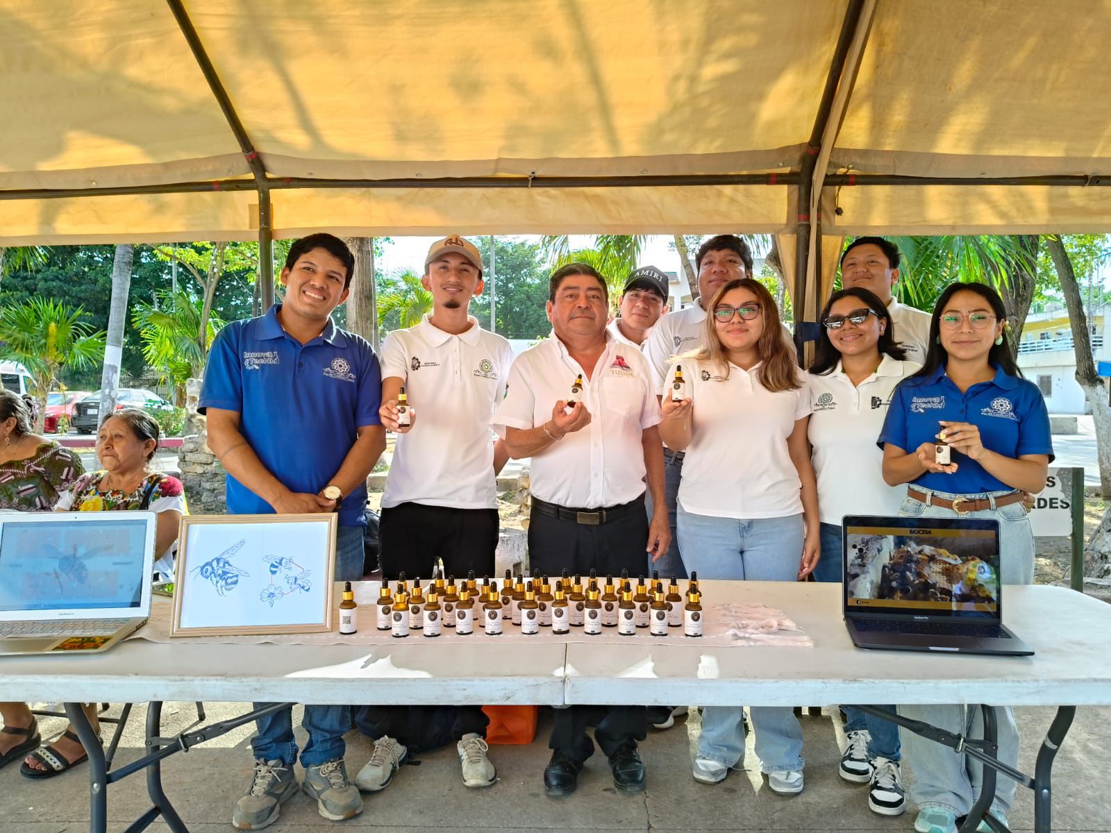 Universitarios de Felipe Carrillo Puerto trabajan en la conservación de la abeja melipona