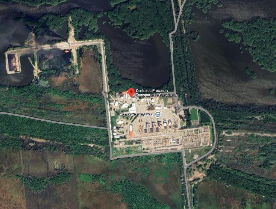 Accidente en Centro de Procesos y Transporte de Gas Atasta deja un muerto