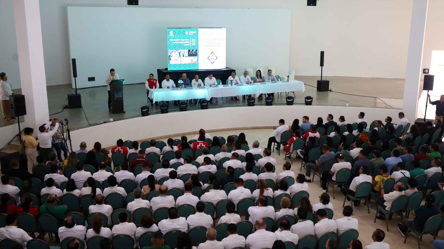 Realizan el Foro Estatal de Seguridad, Salud y Productividad Laboral en Carmen