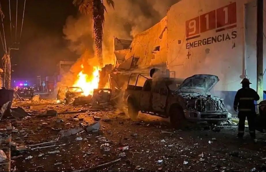 Zacatecas: Ataque con explosivos contra comandancia en Ojocaliente deja policías y civiles heridos; ya se investiga