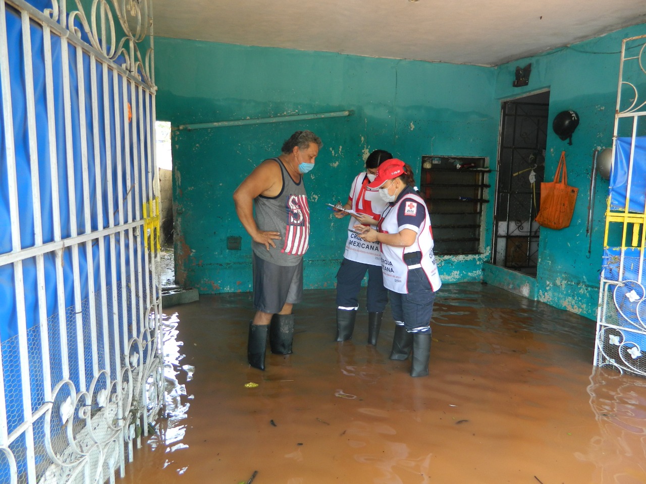 Cruz Roja evalúa afectaciones por 'Gamma' en Tizimín y Valladolid