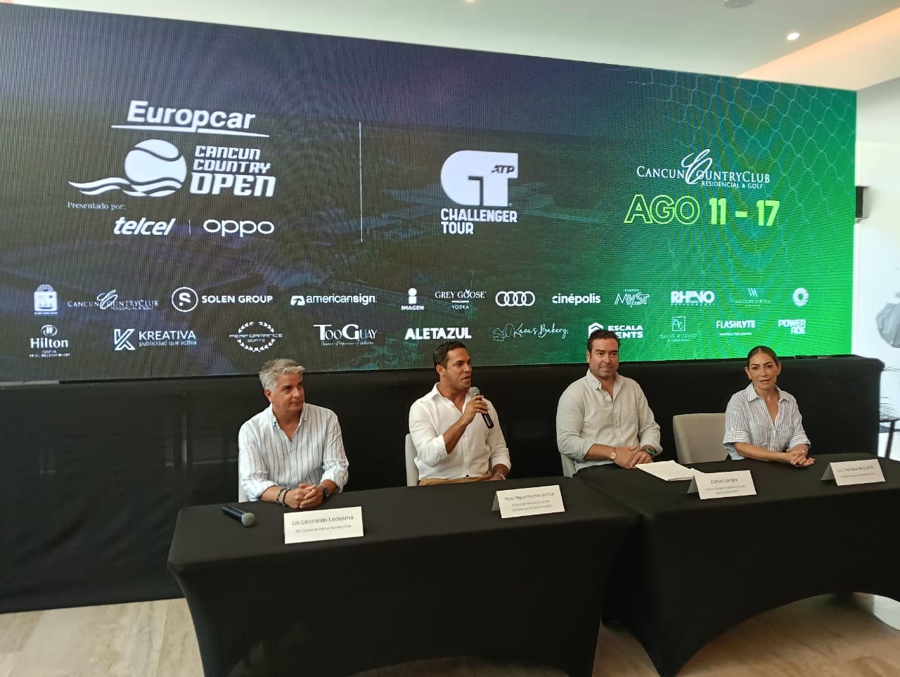 Anuncian torneo de tenis para posicionar a Cancún como destino deportivo