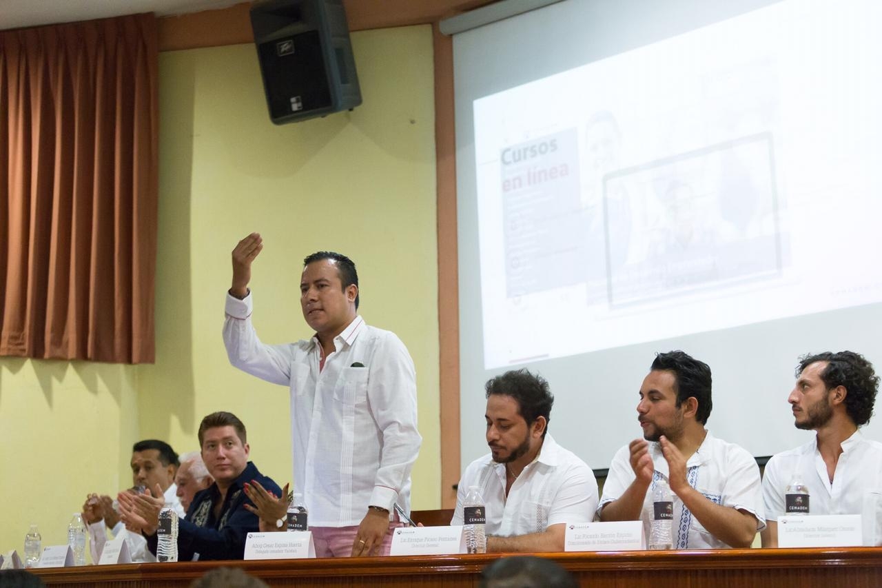 César Espina Huerta, nuevo delegado del Cenadem en Yucatán