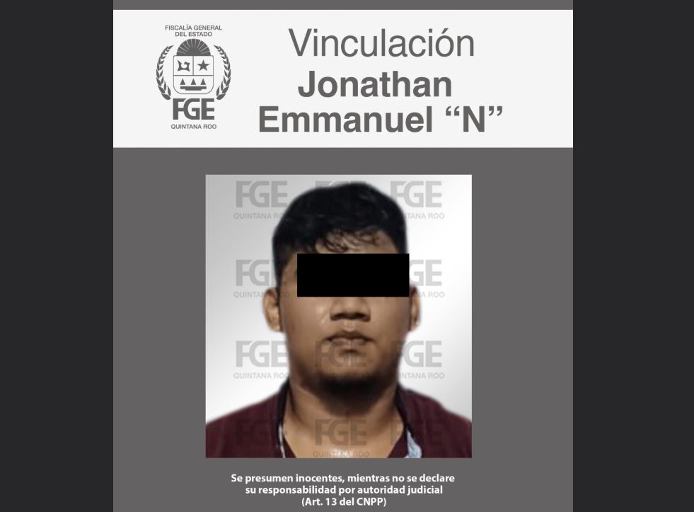 Vinculan a proceso a Jonathan Emmanuel N. por feminicidio en Benito Juárez