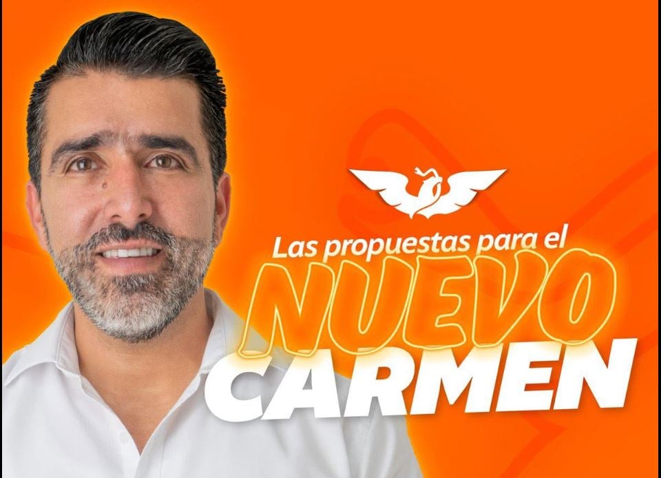 Hugo Juárez deja Movimiento Ciudadano en Carmen; el partido suma a Lupita Negarían
