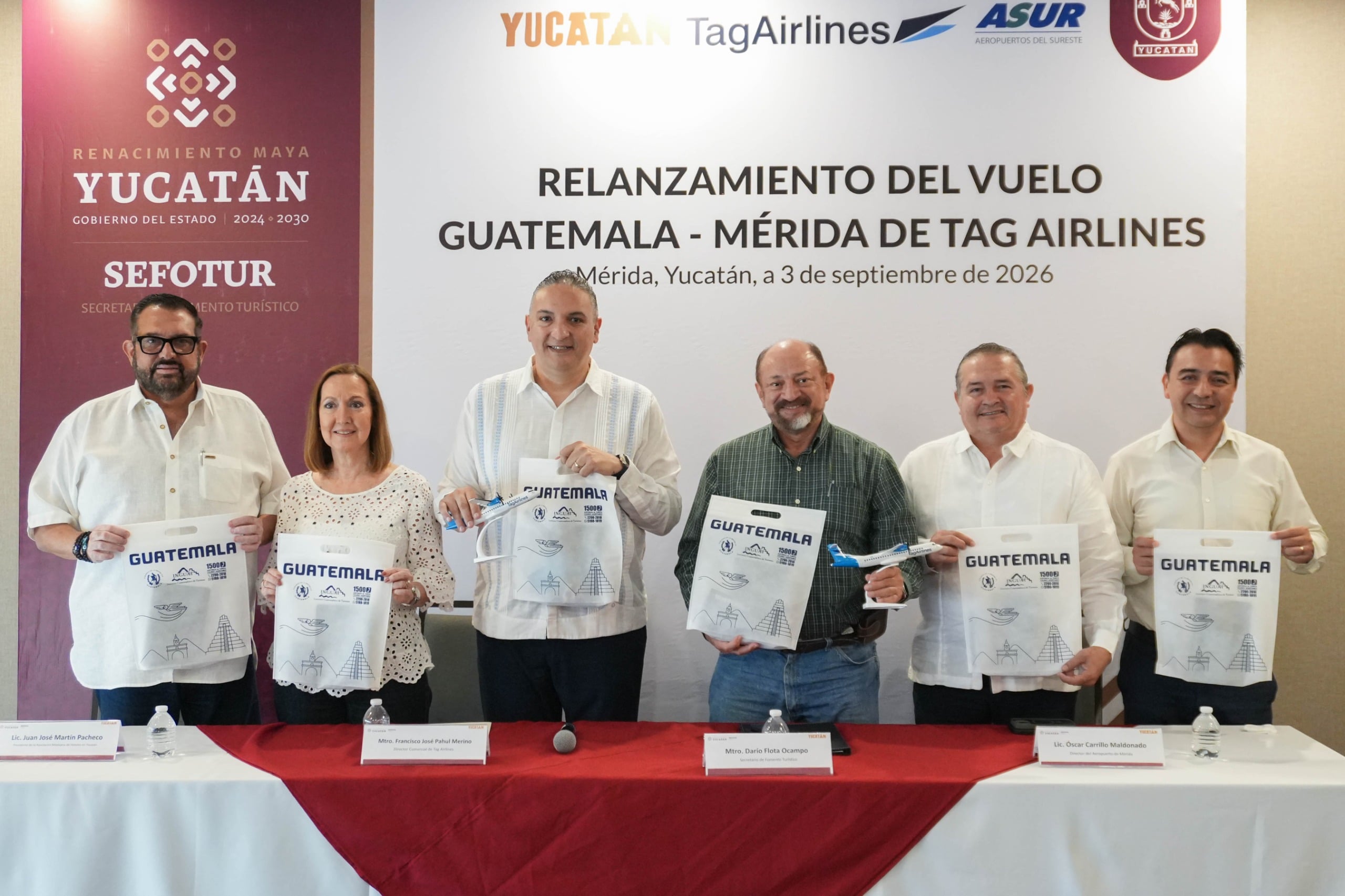 Relanzan vuelo Guatemala-Mérida de TAG Airlines 