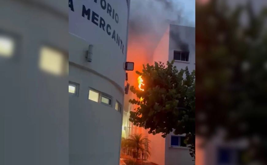 Veracruz: incendio en Escuela Náutica Mercante deja tres intoxicados y 85 personas evacuadas