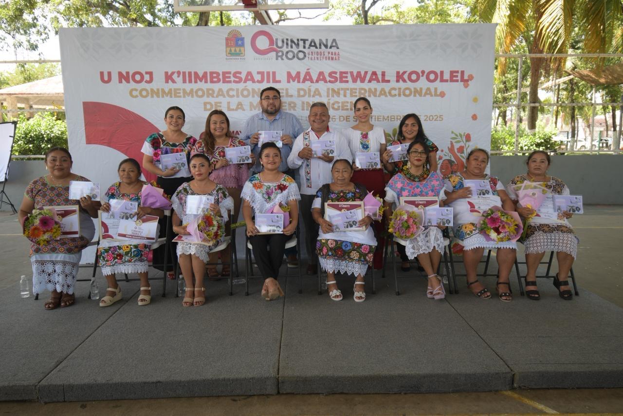 Quintana Roo honra a cinco mujeres indígenas por su liderazgo y aporte comunitario