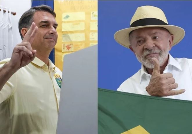 Lula da Silva y Flávio Bolsonaro van a segunda vuelta por la Presidencia de Brasil