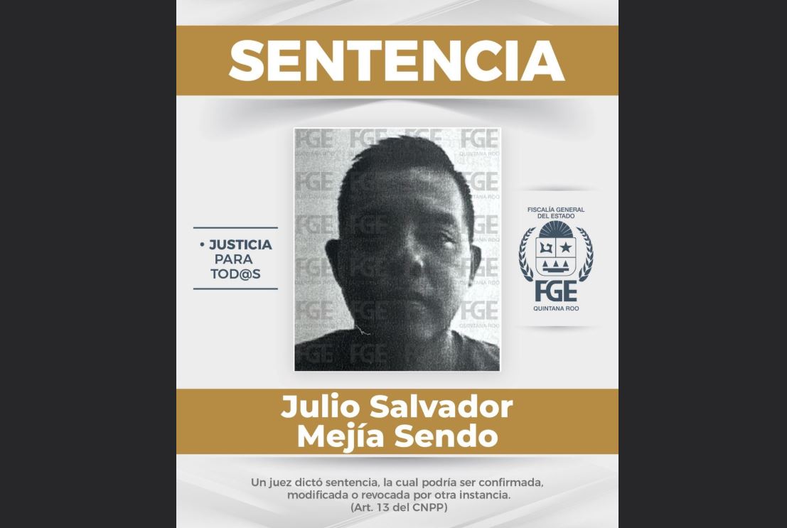 QRoo: Condenan a sujeto a 120 años de cárcel por violar a su hijastra