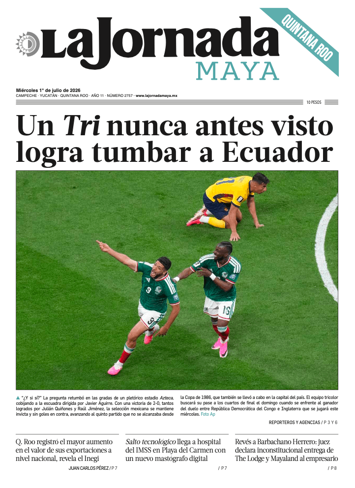 Edición impresa Quintana Roo