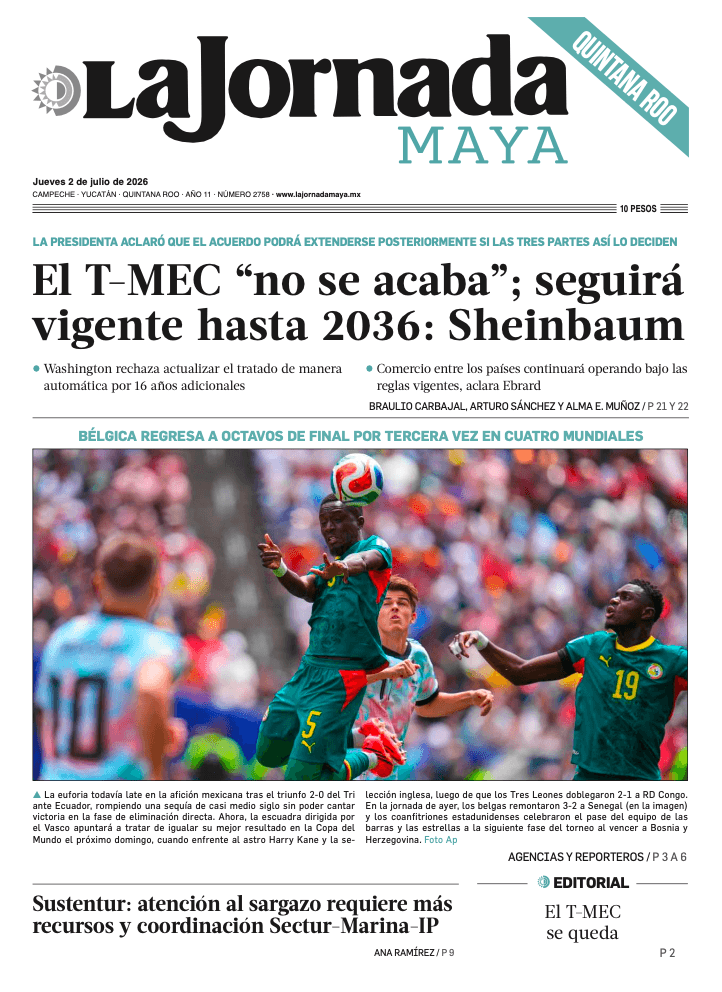 Edición impresa Quintana Roo