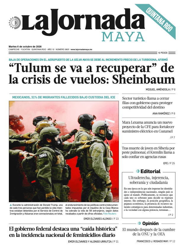 Edición impresa Quintana Roo