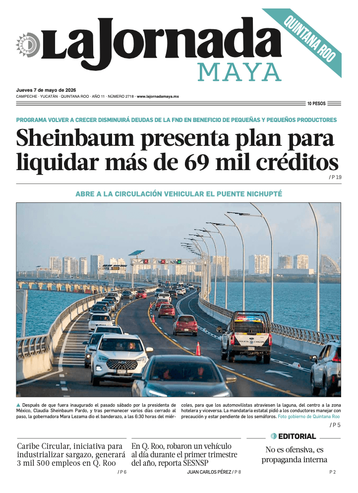 Edición impresa Quintana Roo