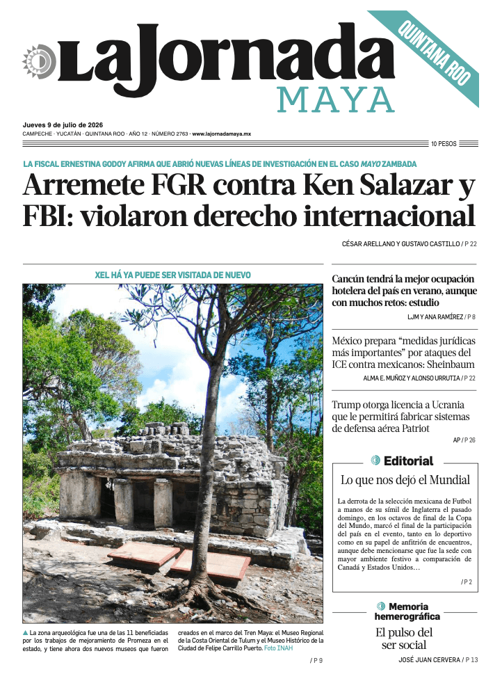 Edición impresa Quintana Roo