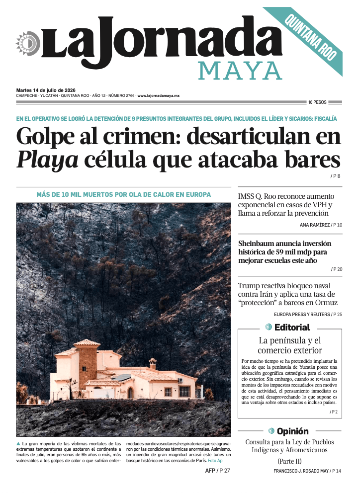 Edición impresa Quintana Roo