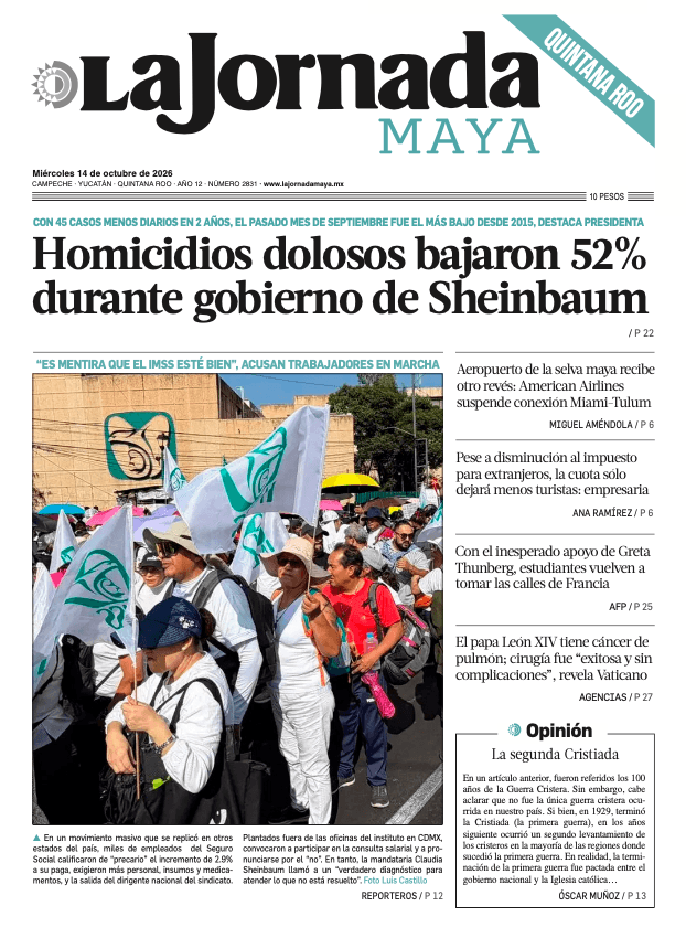 Edición impresa Quintana Roo