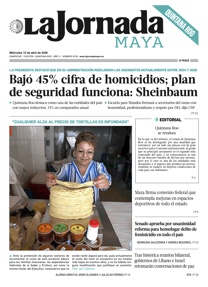 Edición impresa Quintana Roo