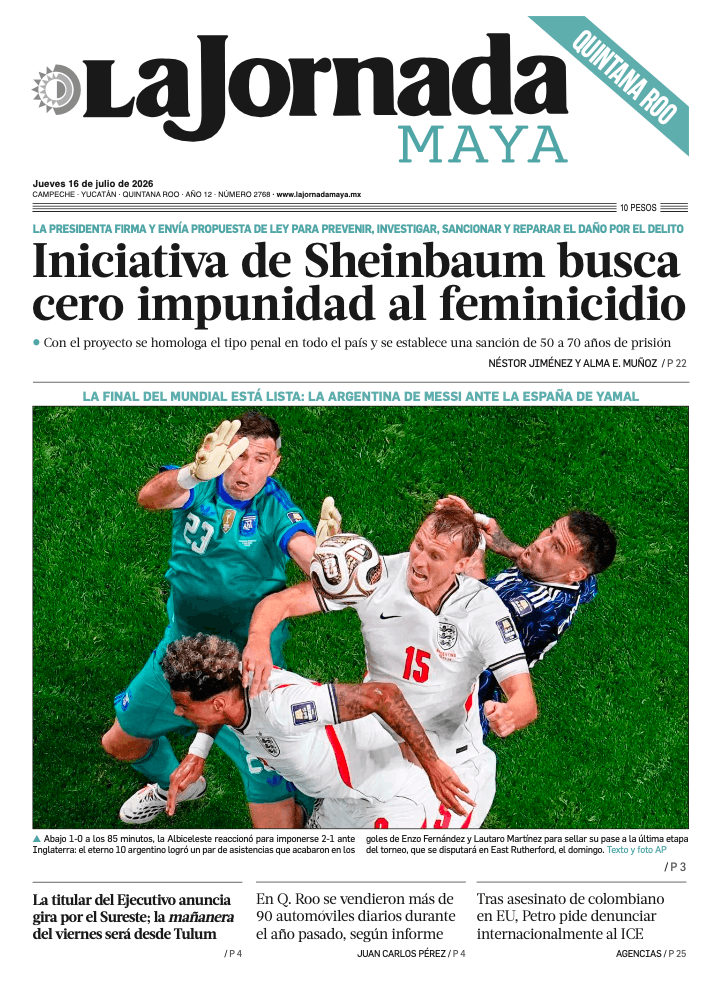 Edición impresa Quintana Roo