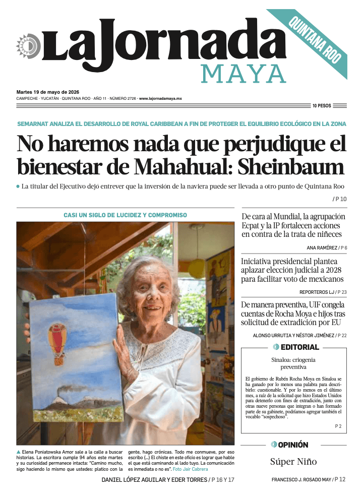 Edición impresa Quintana Roo