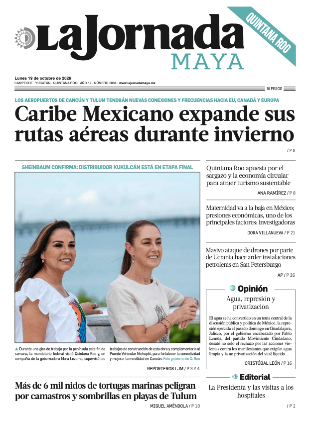 Edición impresa Quintana Roo