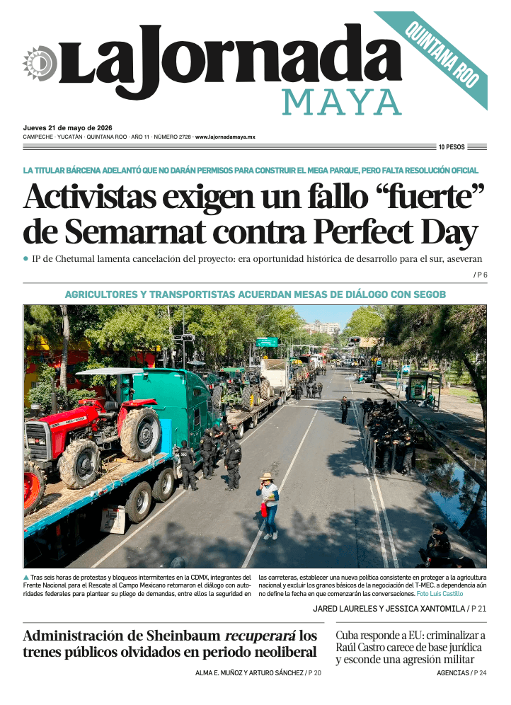 Edición impresa Quintana Roo