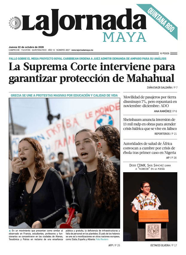Edición impresa Quintana Roo