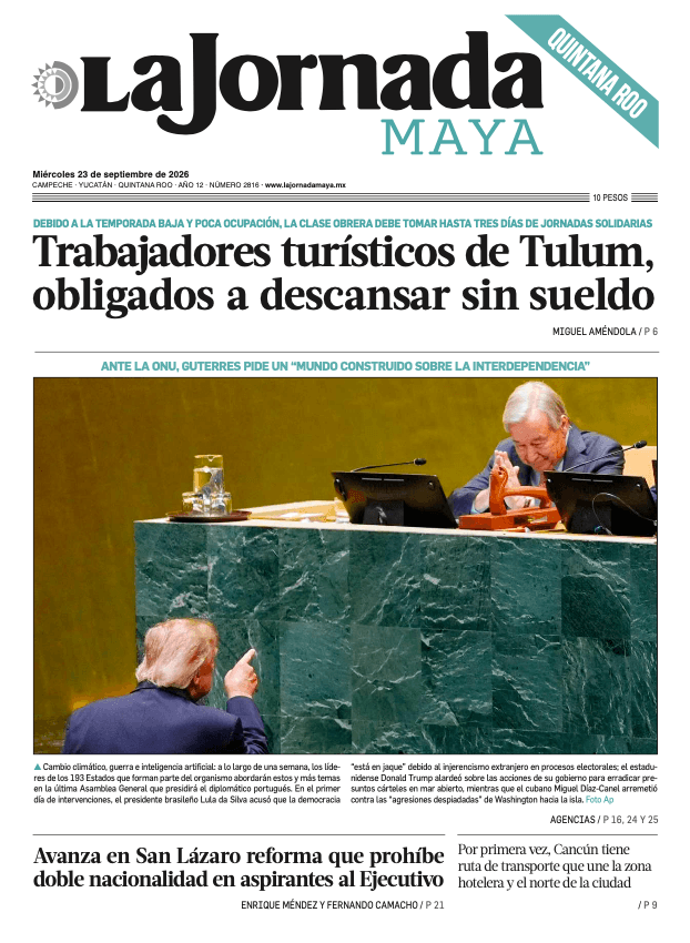 Edición impresa Quintana Roo