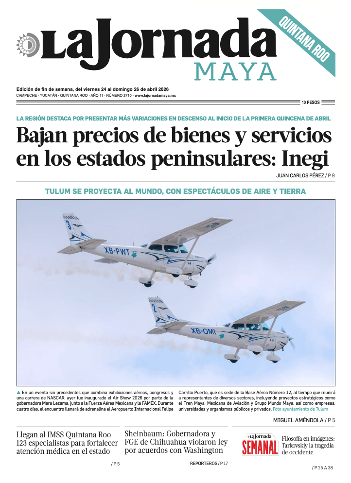 Edición impresa Quintana Roo