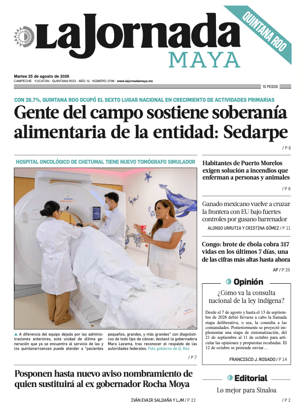 Edición impresa Quintana Roo