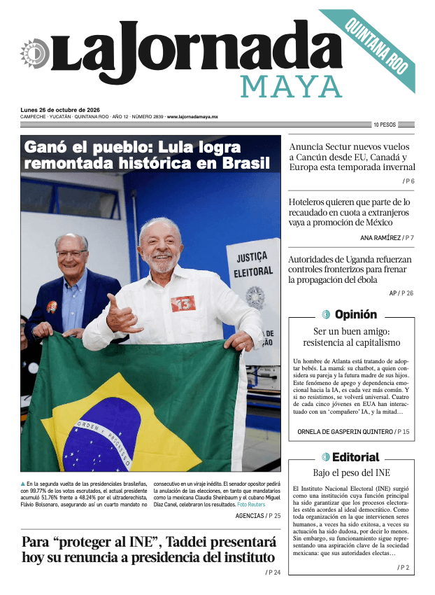 Edición impresa Quintana Roo