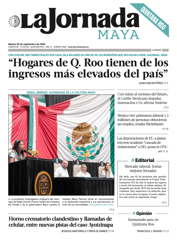Edición impresa Quintana Roo