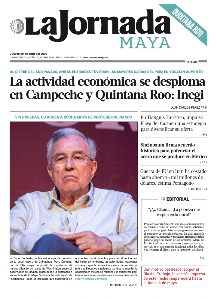 Edición impresa Quintana Roo