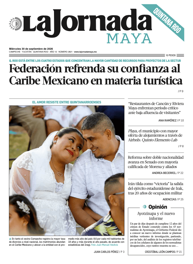 Edición impresa Quintana Roo