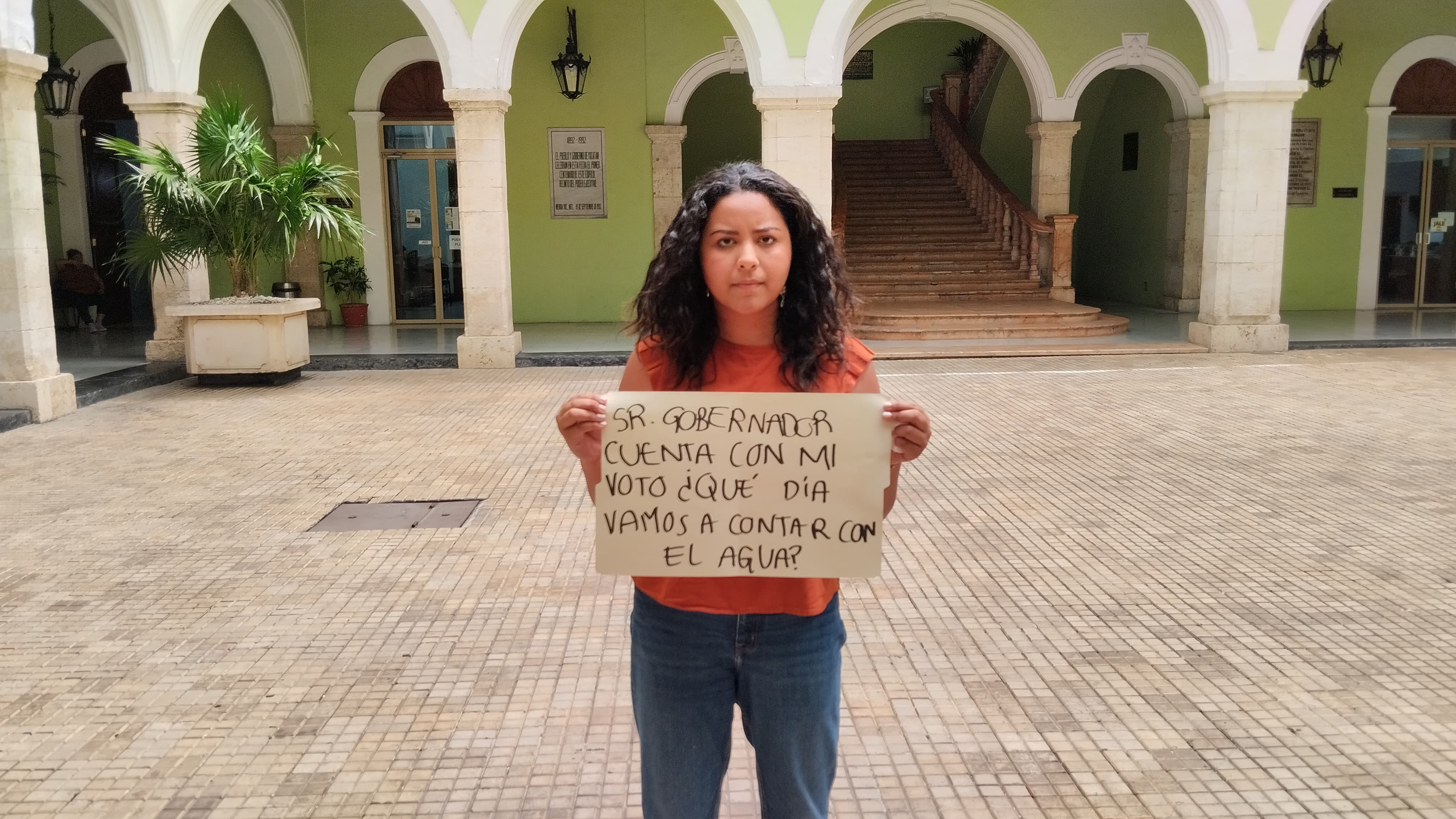 MC promete voto a Renacimiento para Mérida si garantizan agua potable 