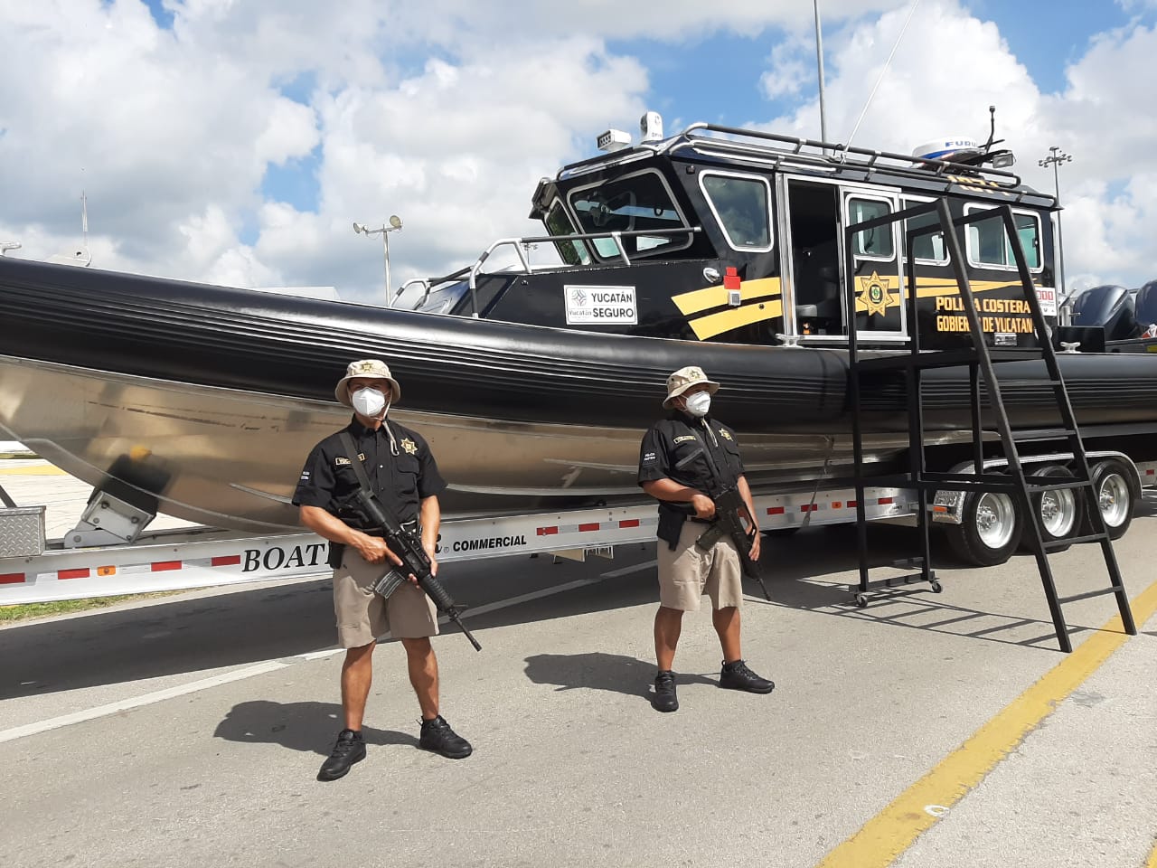 SSP recibe dos nuevas lanchas para vigilar el litoral yucateco