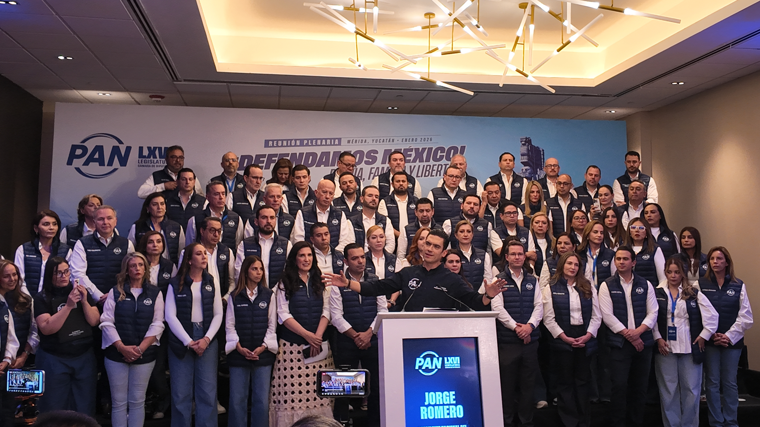 Desde Yucatán, representantes nacionales del PAN advierten: “defenderemos la democracia”