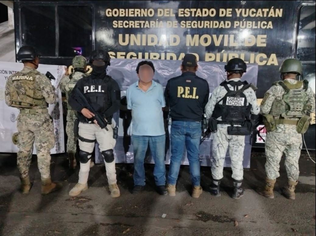 Detienen en Yucatán a probable responsable de homicidio calificado en Campeche; estaba prófugo desde 2005