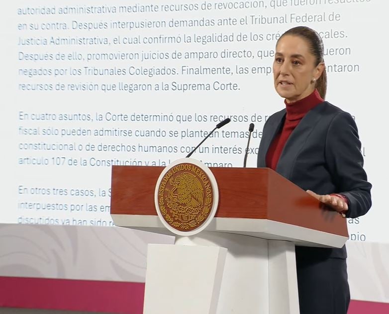 SCJN cierra la puerta a Grupo Salinas: Sheinbaum detalla el revés judicial