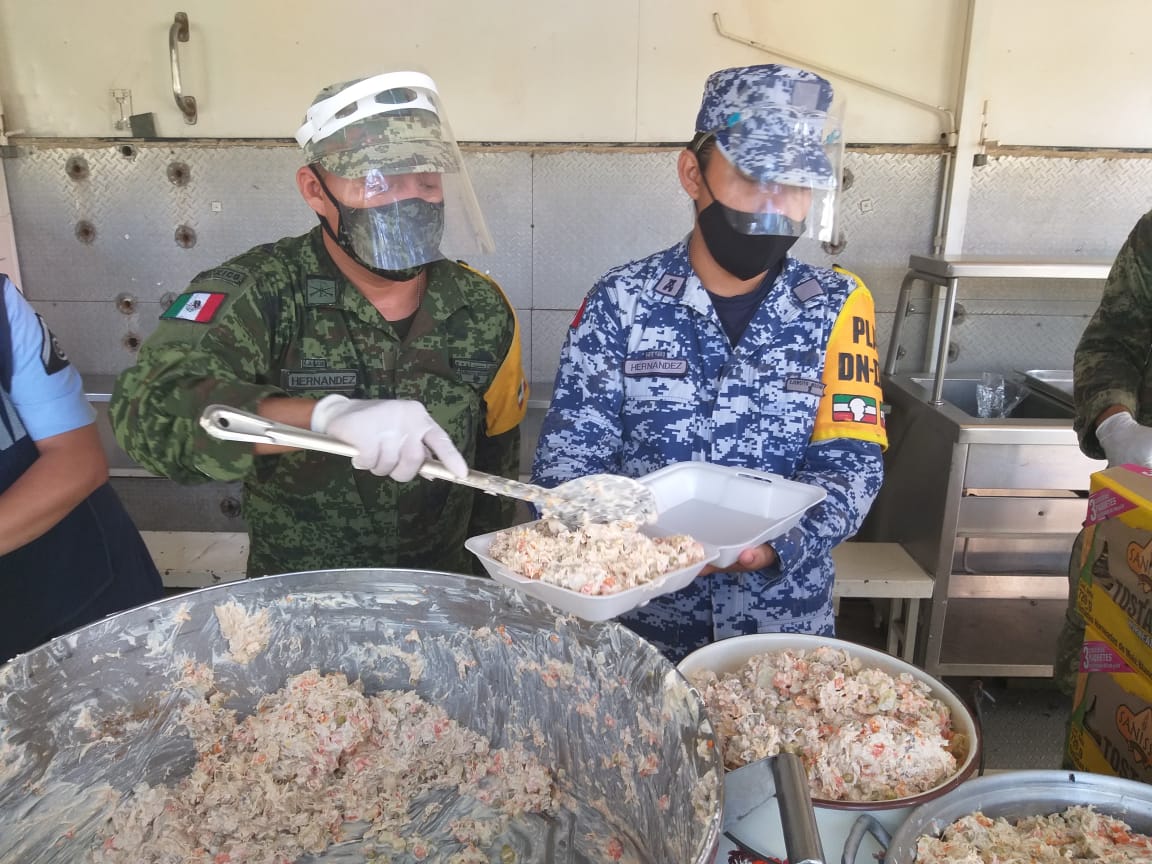 Instala Sedena comedor comunitario en Tizimín