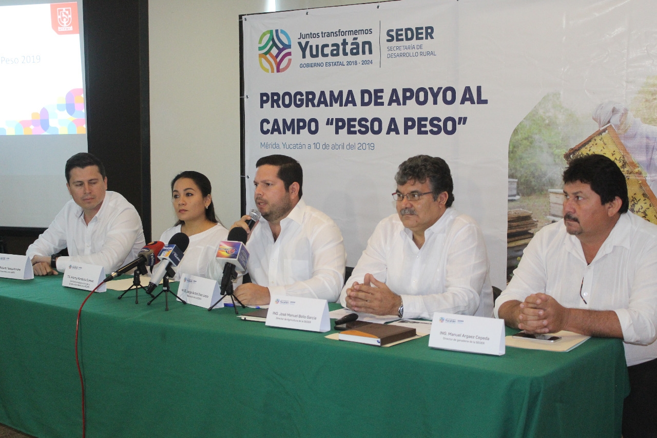 En marcha, programa Peso a Peso dirigido al sector agropecuario