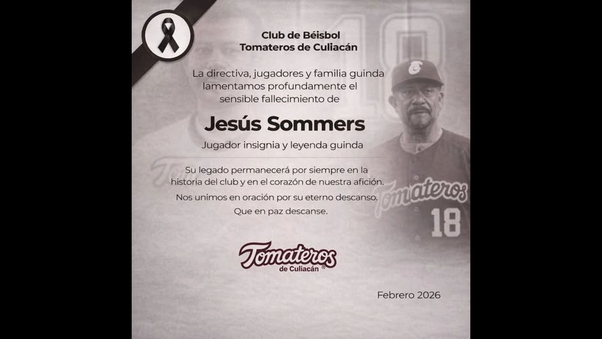 Muere Jesús Sommers, ''Rey del Hit'' y líder histórico de imparables en el beisbol mexicano