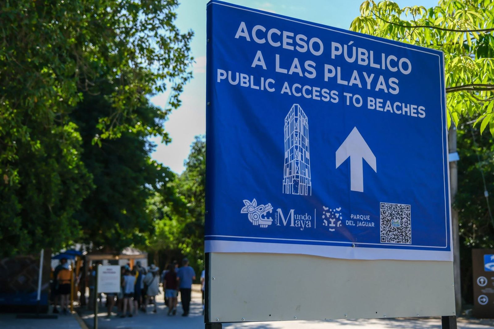 Desde hoy, habilitan dos accesos libres y gratuitos a playas de Tulum en el Parque del Jaguar