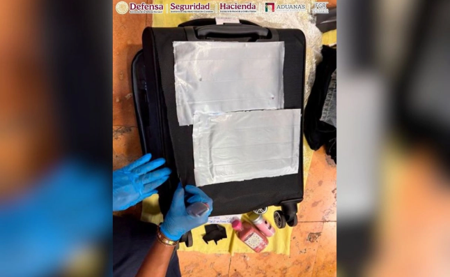 Aseguran en Cancún más de 2.5 kilos de ketamina transportados de contrabando desde Colombia