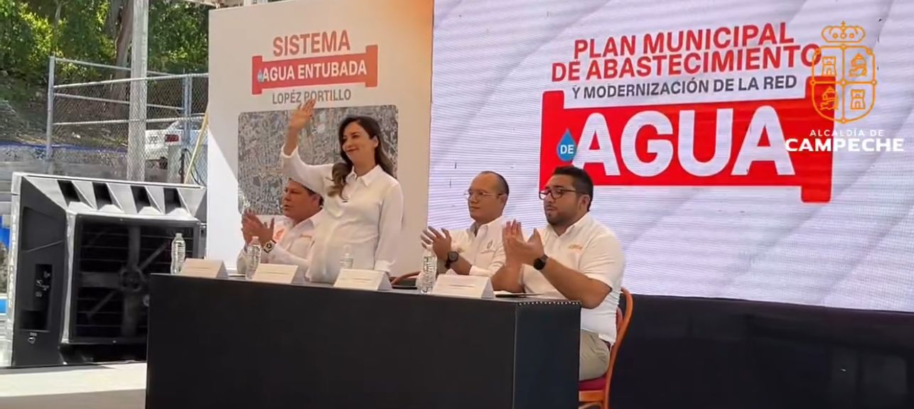 Alcaldía de Campeche presenta plan para abastecimiento y modernización de la red de agua