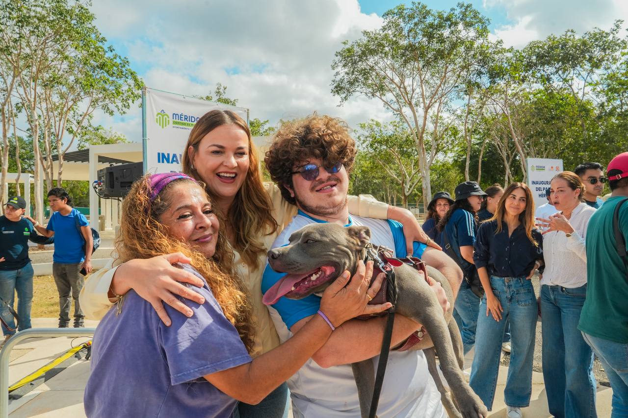 Alcaldesa de Mérida inaugura el primer parque con coworking ''Los Héroes VI''